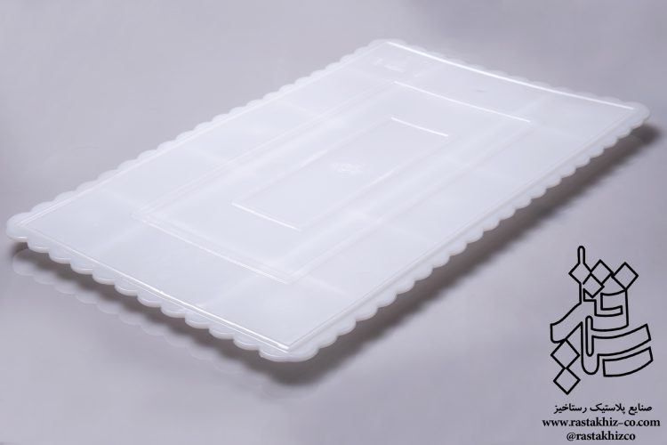 صفحه کیک مستطیل سفید در 3 سایز