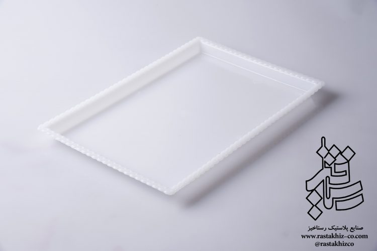 بشقاب مستطیل