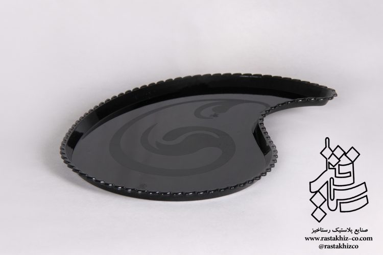 بشقاب کریستال طرح ترنج